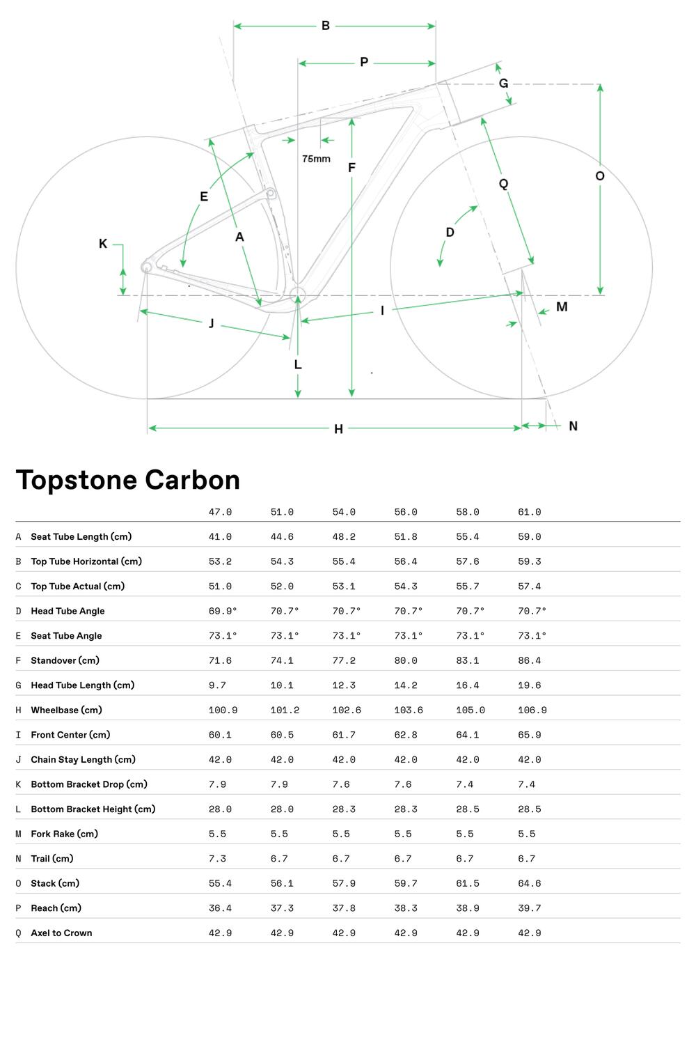 Topstone Carbon 2 GRX - 2x - Geometria