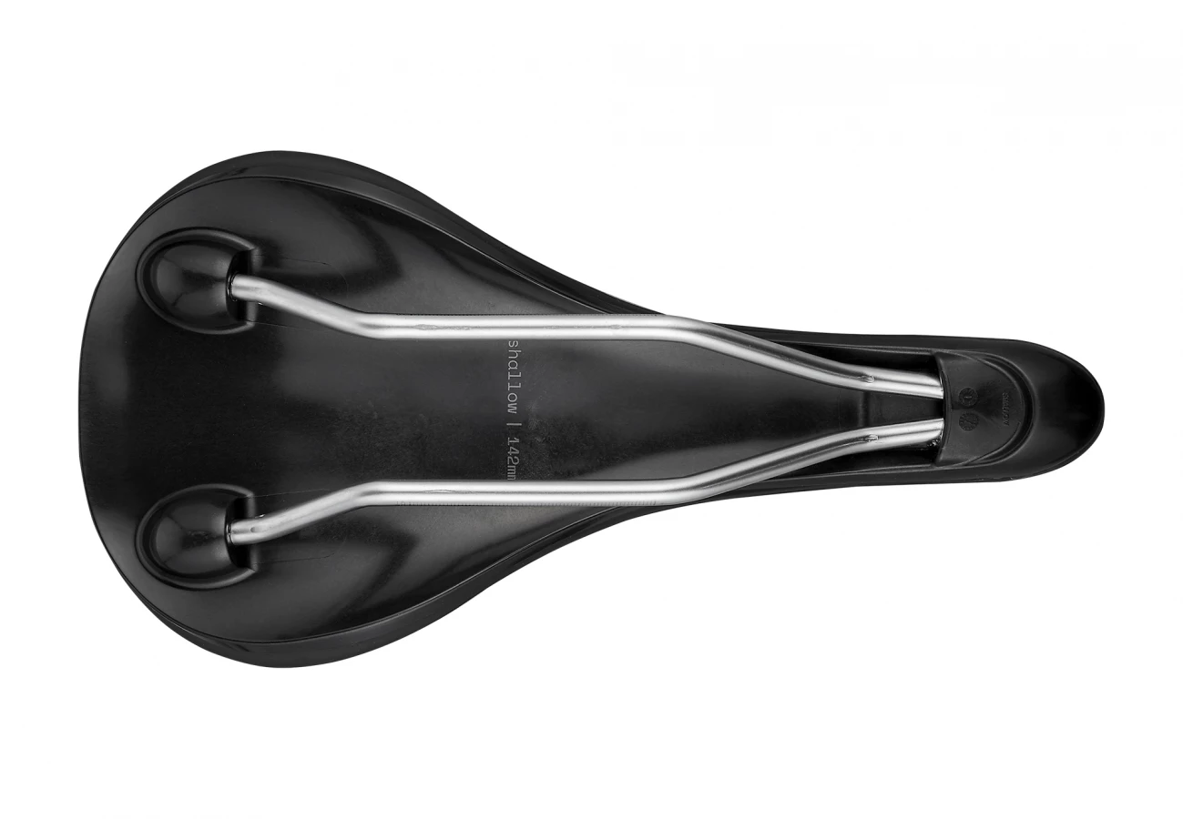 Scoop Cromo Shallow Saddle - Black