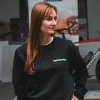 Cannondale Crewneck sweatshirt Logo - Black w Cool Mint