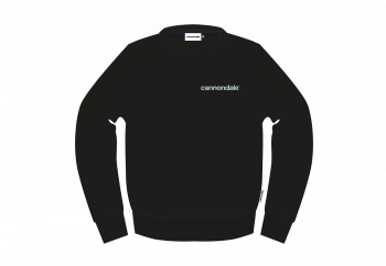 Cannondale Crewneck sweatshirt Logo - Black w Cool Mint